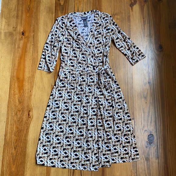 Bisou Bisou Dresses & Skirts - Bisou Bisou Wrap Dress Size 4